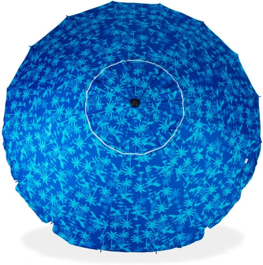 Parasol, blauw, meerkleurig, standaard
