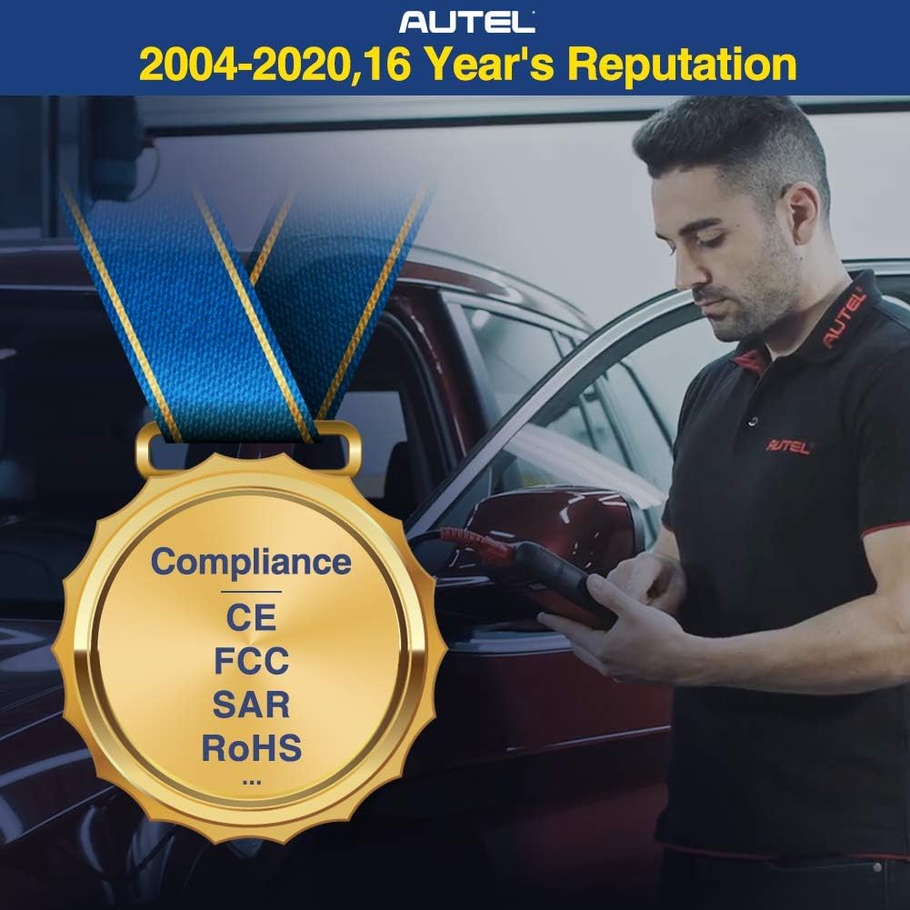 Autel ML629 MaxiLink OBD2 autoscanner met DTC-opzoekfunctie, kant-en-klare test, ABS SRS-motortransmissie diagnostische en online updatesoftware inbegrepen (verbeterde versie van ML619)