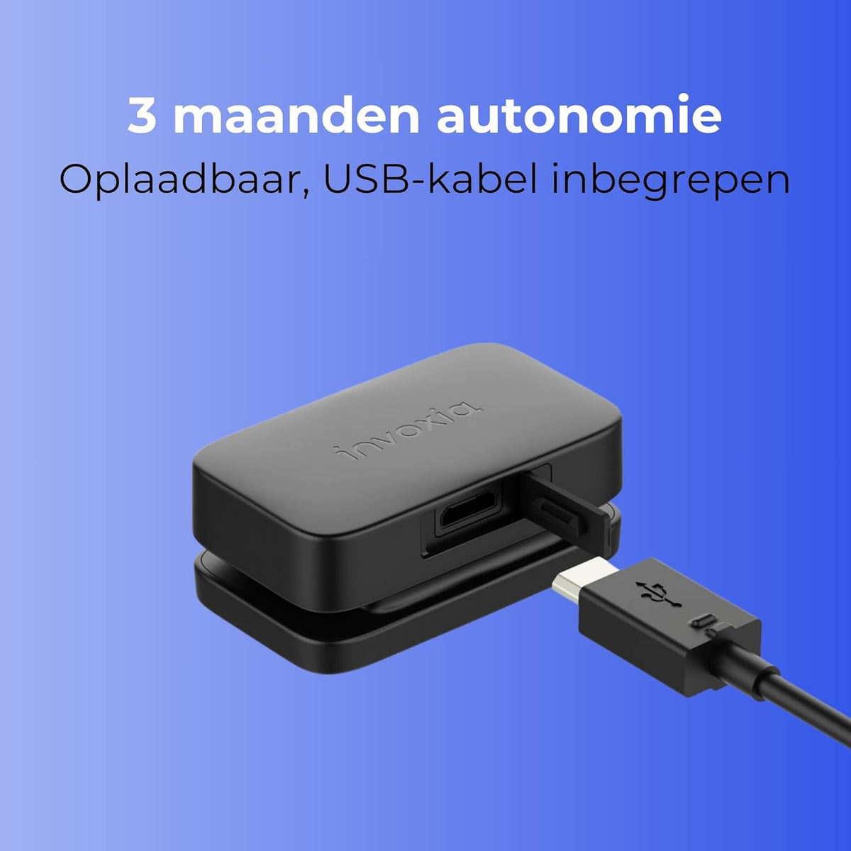 Mini GPS-tracker Invoxia - Waterdichte GPS-tracker met realtime antidiefstalmeldingen - Batterijduur tot 3 maanden - Inclusief abonnement van 3 jaar - Klein en lichtgewicht - Anti-diefstal Sleutels Boot Fotoapparatuur Videoapparatuur Wandelwagen