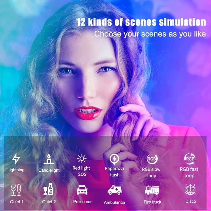 Led-videolamp – 2 stuks RGB videolichtstaaf, led video licht, handheld fotografie licht, camera licht – Met statieven 0,75 m tot 2,08 m – 1000 lumen, instelbare kleurtemperatuur 3000 K tot 6000 K