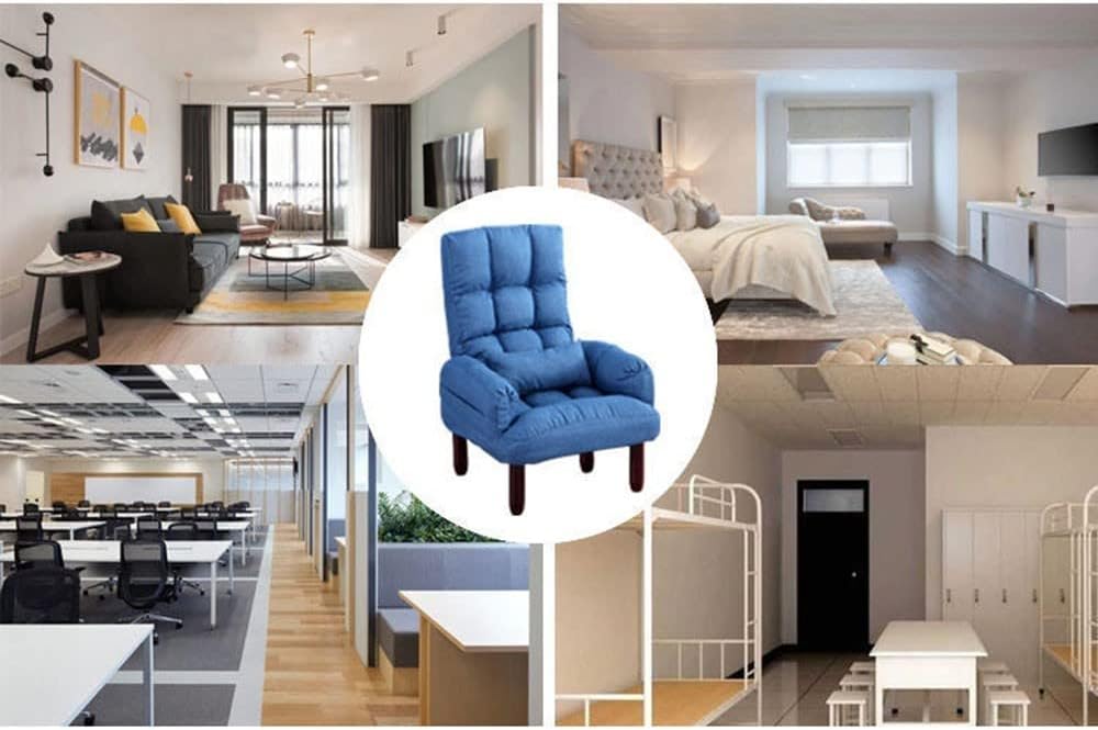 Armchair Chair,Home Computer Chair, Backrest, Modern Dormitory, Office Chair,Balcony Swivel Armchair Stool Folding Armchair Pedal Chair,Leisure Single Armchair