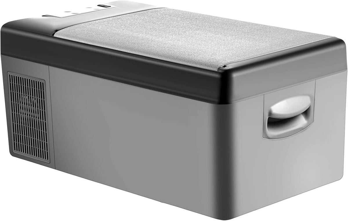VEVOR Draagbare Vriezer Mini Koelkast Elektrische Koeler Auto Koeler 15 L 98 x 320 x 260 mm Koeler Elektrische 20 ℃ 10 ℃ Compressor Koeler Auto Vrachtwagen Boot Camper Kamperen grijs