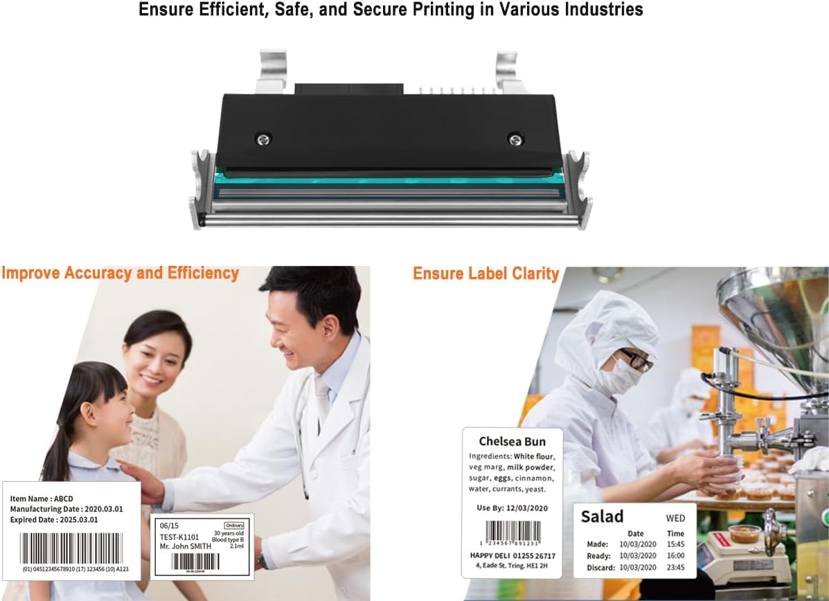 Nieuwe Thermische Printkop voor Intermec PX4i PX4E Barcode Printer Label Industriële Printkop (PX4i-203DPI)