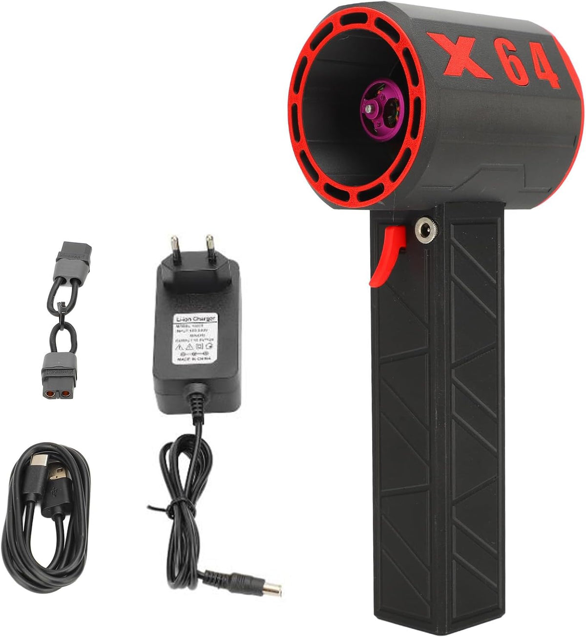 Jet Blower – Blazer – Luchtblazer – Draadloze Ventilator – Turbo Blower – Krachtige 64mm Brushless Motor – Snelle 8000mAh USB Type-C Oplaadbare Batterij