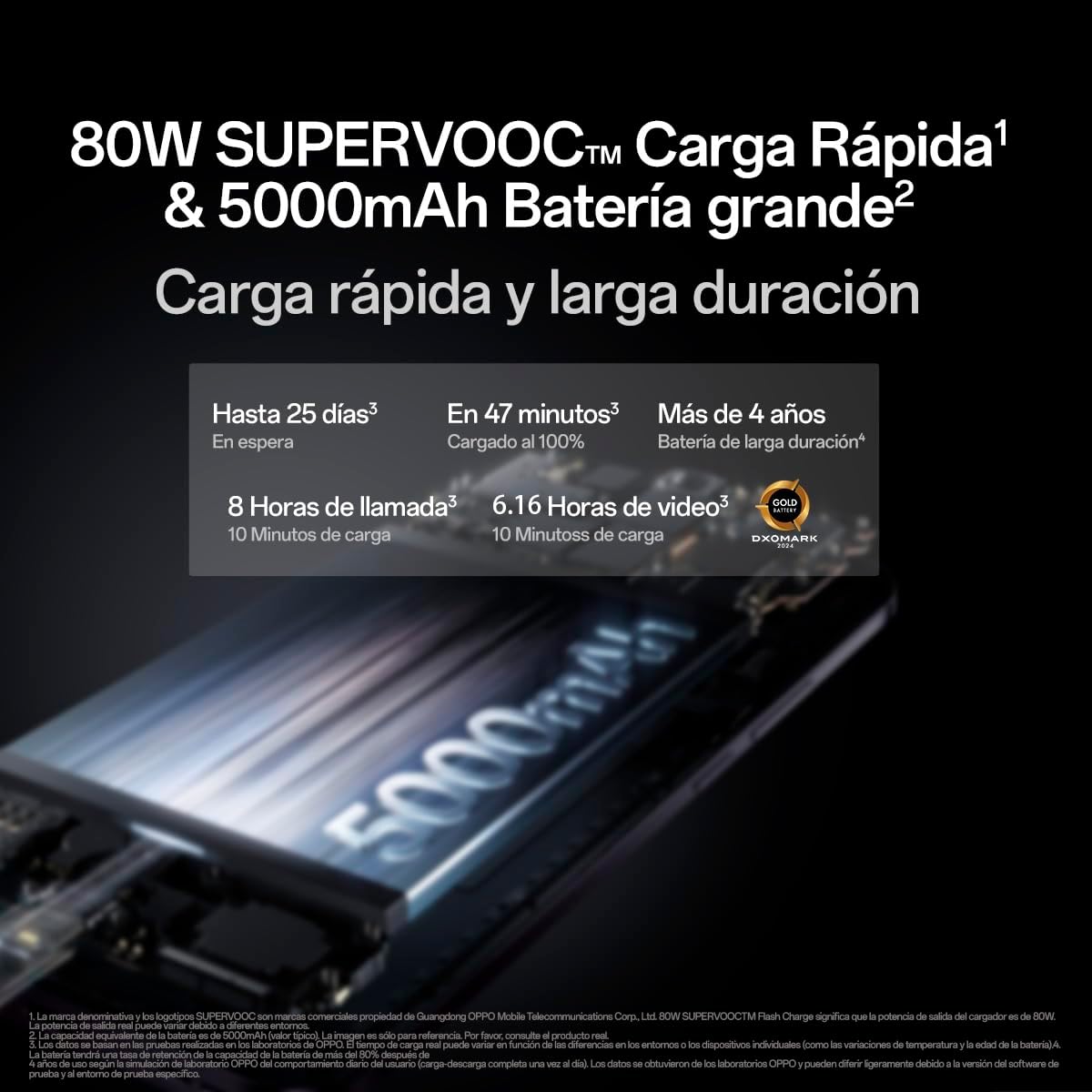OPPO Reno12 5G Smartphone met IA, 24 GB (12 GB + 12 GB + 256 GB, 3D-AMOLED-display, 17,9 cm (6,7 inch), camera 50 + 8 + 50 MP, Android, 4K-video, batterij 5000 mAh, snel opladen 80 W, bruin/zwart