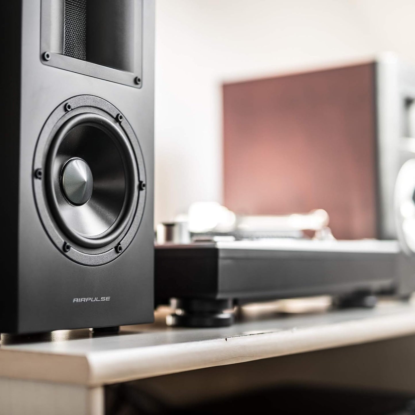 Actieve Luidsprekers – Speaker Set – Luidsprekersysteem – Monitor Speakers – HiFi Speakers – Set Van 2 – Aluminium Ribbon Tweeter – 5 Inch Woofer
