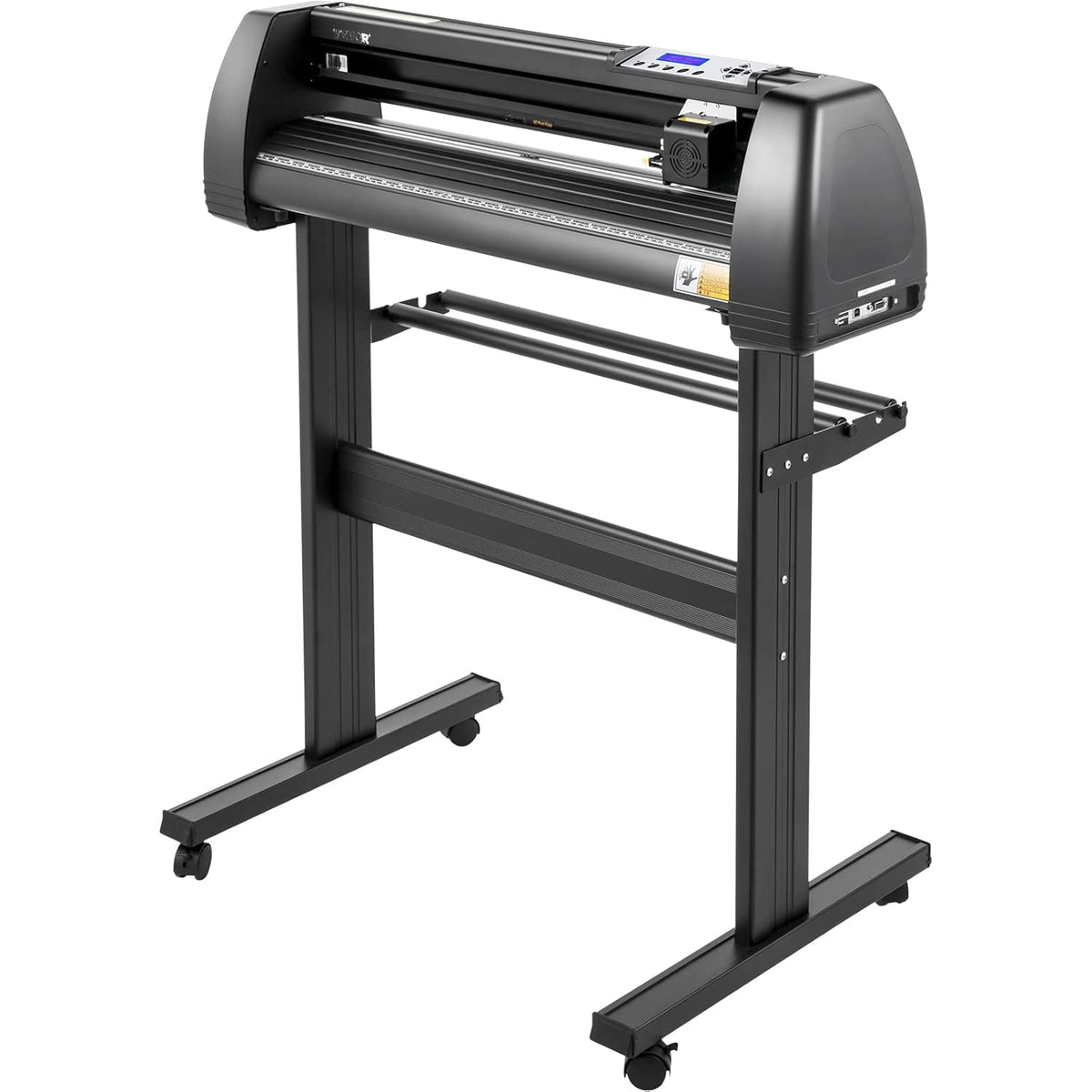 VEVOR Vinyl snijplotter 870 mm, led-snijplotter, nauwkeurige handmatige positionering, software ondersteunt MAC- en Windows-systemen, instelbare kracht en snelheid, voor het maken van etiketten