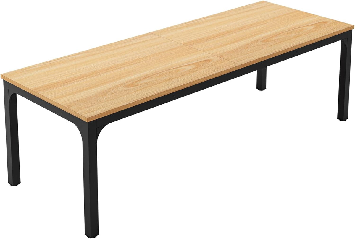 Tribesigns Dining Table for 6-8 People, 78 Inch Large Narrow Long Rectangular Kitchen Dining Table, 8 Seater Rustic Wooden Dining Table for Kitchen, Living Room (Table Only)