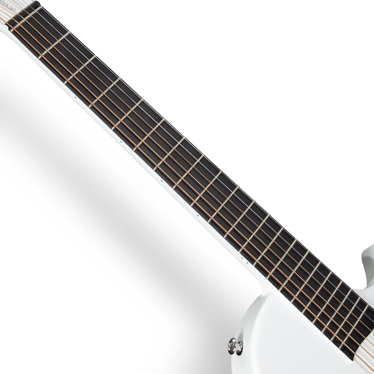 Enya Akoestische Elektrische Gitaar Set - 35'' Wit Nova Go SP1 Akoestische Gitaar met Smart AcousticPlus Pickup Klein en Lichtgewicht voor Kinderen Volwassenen Beginners Starter Set Concert Gitaar