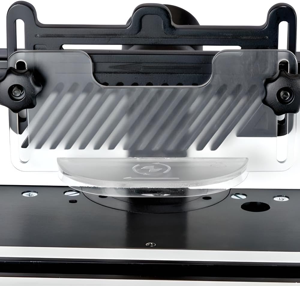 Trend Router Table Back Fence, Gebruikersgemaakte compatibiliteit, Schuifwangen, Rand Schaven Faciliteit, Veiligheidsvoorzieningen, RT/FENCE/A
