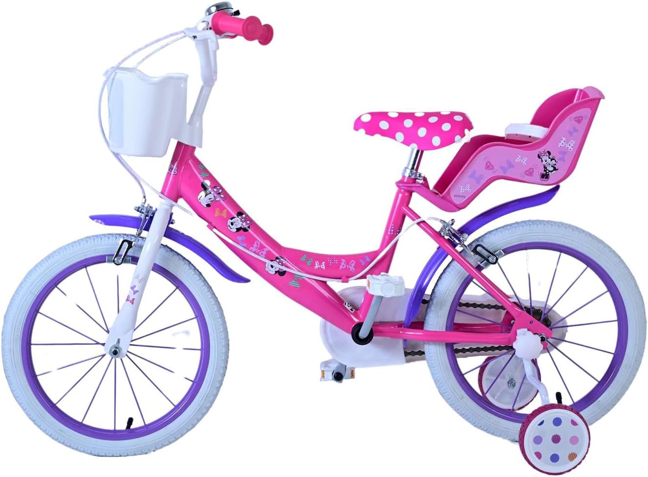 albri Meisjes, 16 inch, Disney Minnie Mouse, roze