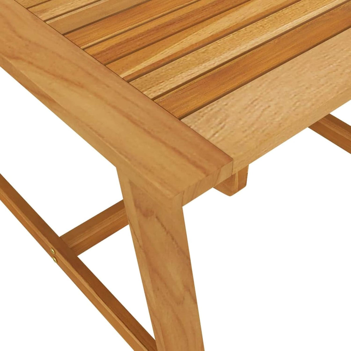 Tidyard Eetkamermeubelset voor tuin, 3-delig, set van tafel en stoelen voor buiten, massieve acaciatafel, rotan stoelen, voor terras, balkon, zwart - QUORE