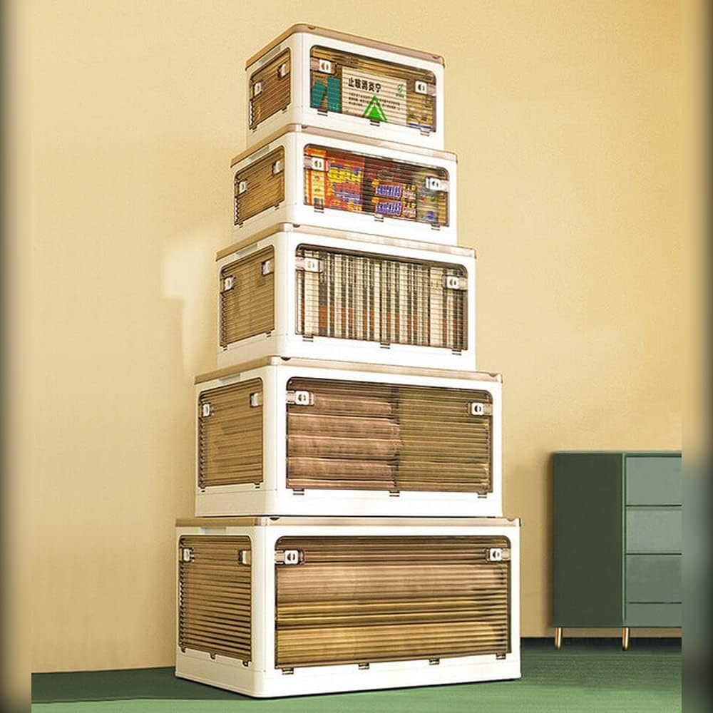 JOYBOS, Set van 2 opbergdozen voor kleding, 232 l (116 x 2), opvouwbaar, van kunststof