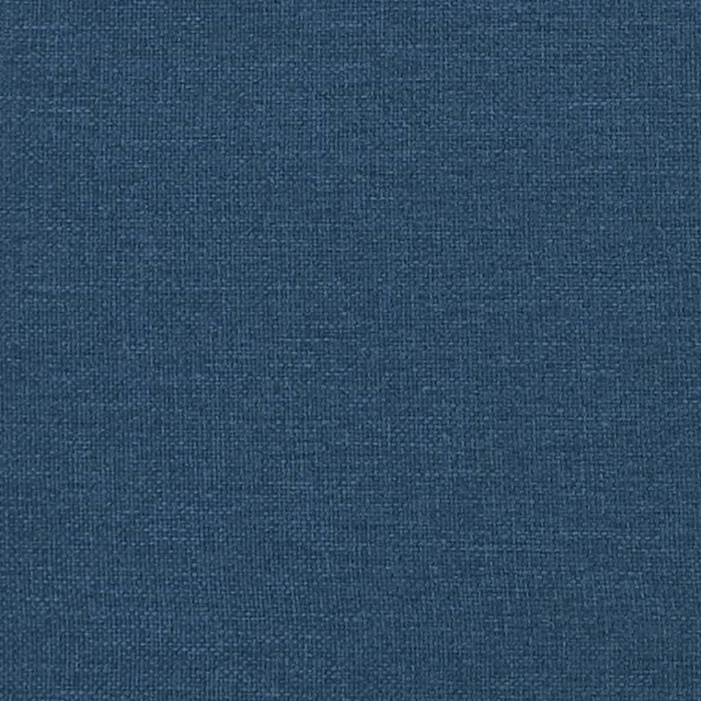 Bedframe – Bed Ombouw – Tweepersoonsbed – Twijfelaar Bed – Bedbodem – Blauw – 120x190 cm – Stevige Lattenbodem – Polyester Stoffering