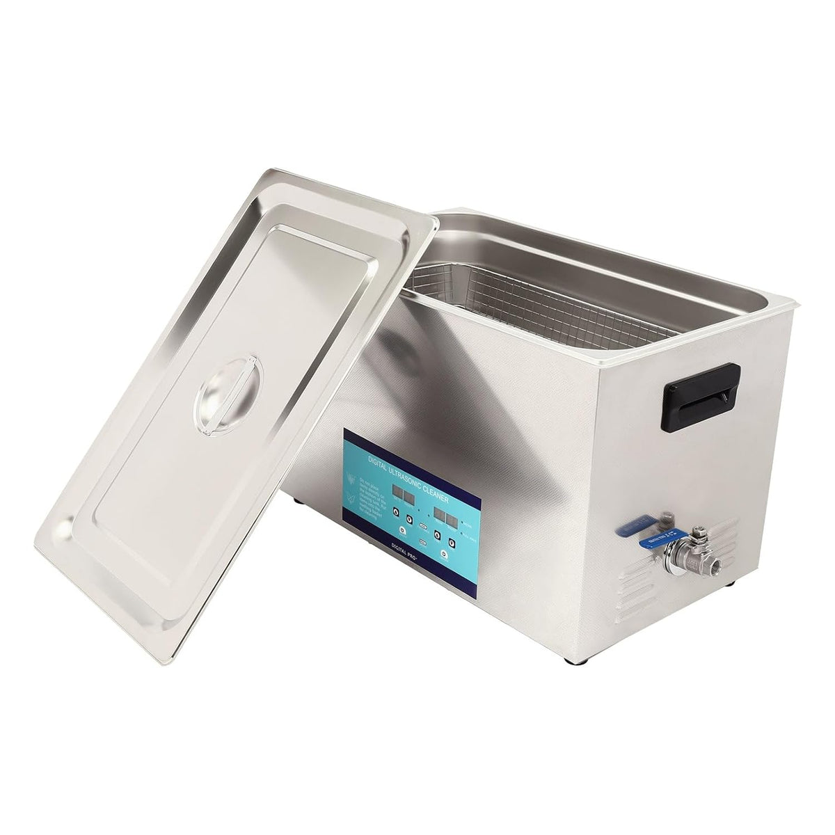 Ultrasone Reiniger – Professionele Reiniger – Ultrasoon Apparaat – 40 kHz Ultrasone Reiniger – Ontgassingsfunctie – 600 W Vermogen – 30 Liter Tankcapaciteit
