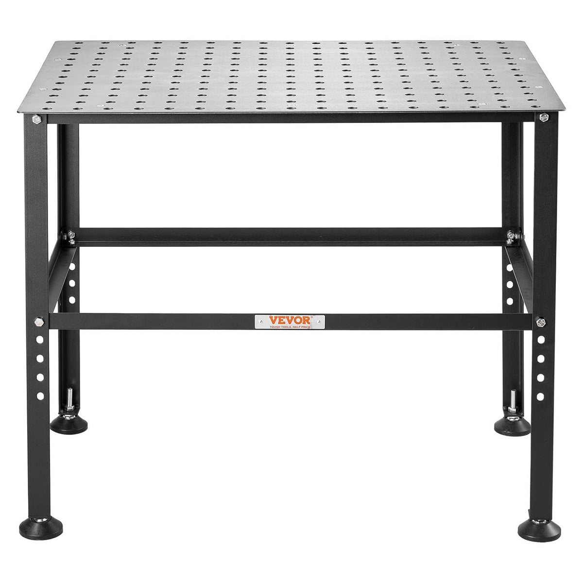 VEVOR Lastafel 91,4 x 61 cm, 360 kg capaciteit lassen werkbank tafel, zware werkbank met 1,6 cm armatuur gaten en antislip voetpads voor lassen, assemblage, reparatiewerkzaamheden