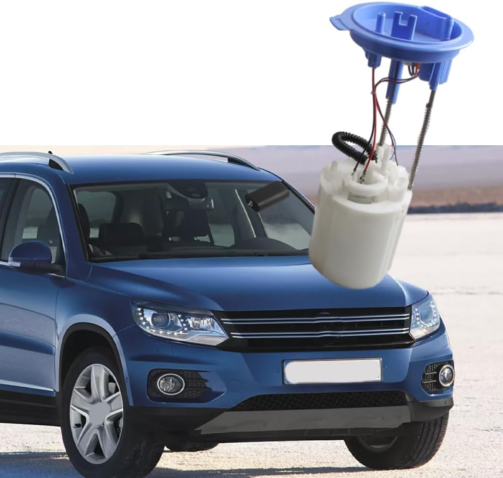 Riloer Brandstofpomp, dieselbrandstofpomp, dieselpomp, kerosinepomp, benzine dieselpomp voor overdracht van diesel, dieselpomp compatibel met Audi Q3, compatibel met VW Tiguan, 5N0919087H 5N0919087E
