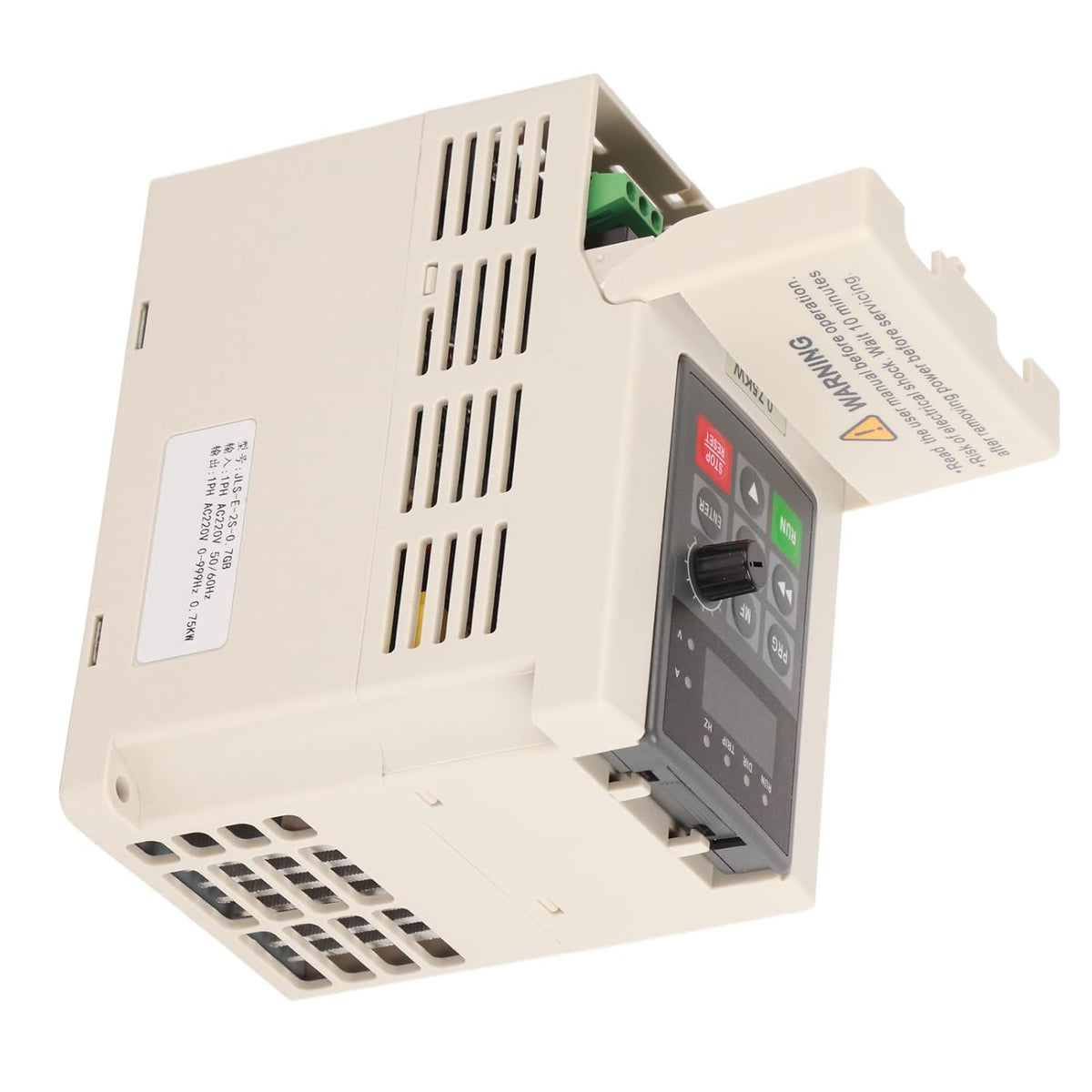 VFD, eenfasige ingangs-/uitgangs-omvormer met variabele frequentieaandrijving met PAM-besturing 220 V serie JLS-E-2S voor spindeltoerental, vermogensomvormer (0,75 mm)