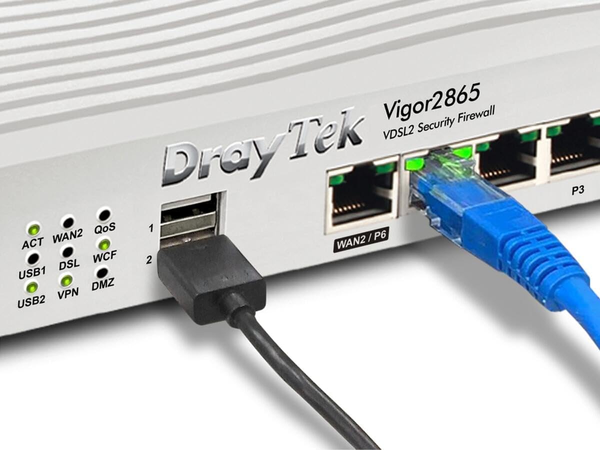 DrayTek Vigor 2865 Series- Dual WAN VPN Firewall Router (Annex-B)
