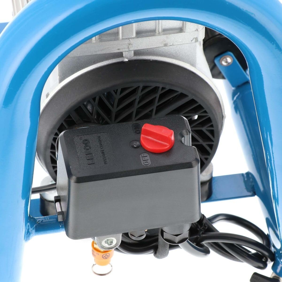 Stille Olievrije Compressor – Luchtcompressor – Persluchtgereedschap – Drukventiel – Mobiele Compressor – 1,5 pk 10 bar – 73 dB Stil Gebruik