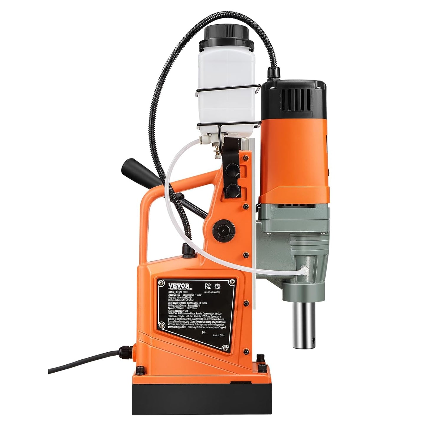 Magnetische Kernboormachine – Kernboor – Elektromagnetische Boormachine – Magnetische Boor – Kolomboormachine – Krachtige 1550 W Motor – Sterke Magneetbasis 13.000 N