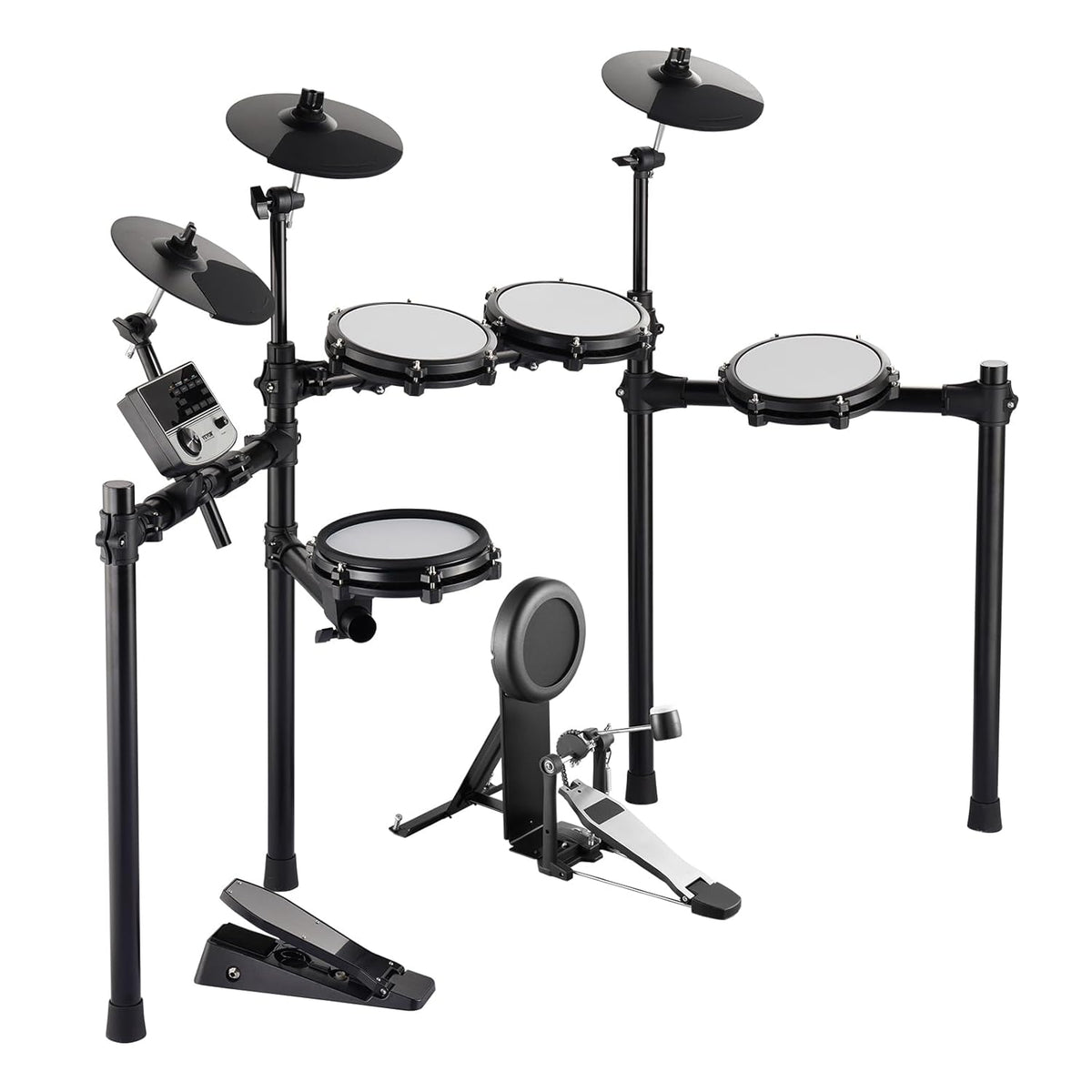 E-Drumset – Elektronische Drumset – Elektrisch Drumstel – E-Drums – Drumstel – 32 Drumkits & 480 Geluiden – USB MIDI & 20,32 Cm Mesh-Snare