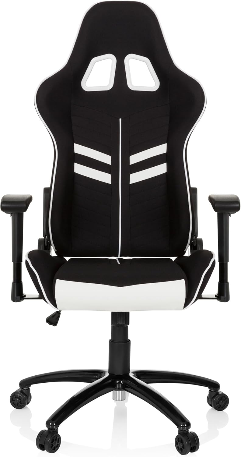hjh OFFICE 729250 League Pro 729250 Chef-stoel met armleuningen, ergonomisch sportzitje, in hoogte verstelbaar