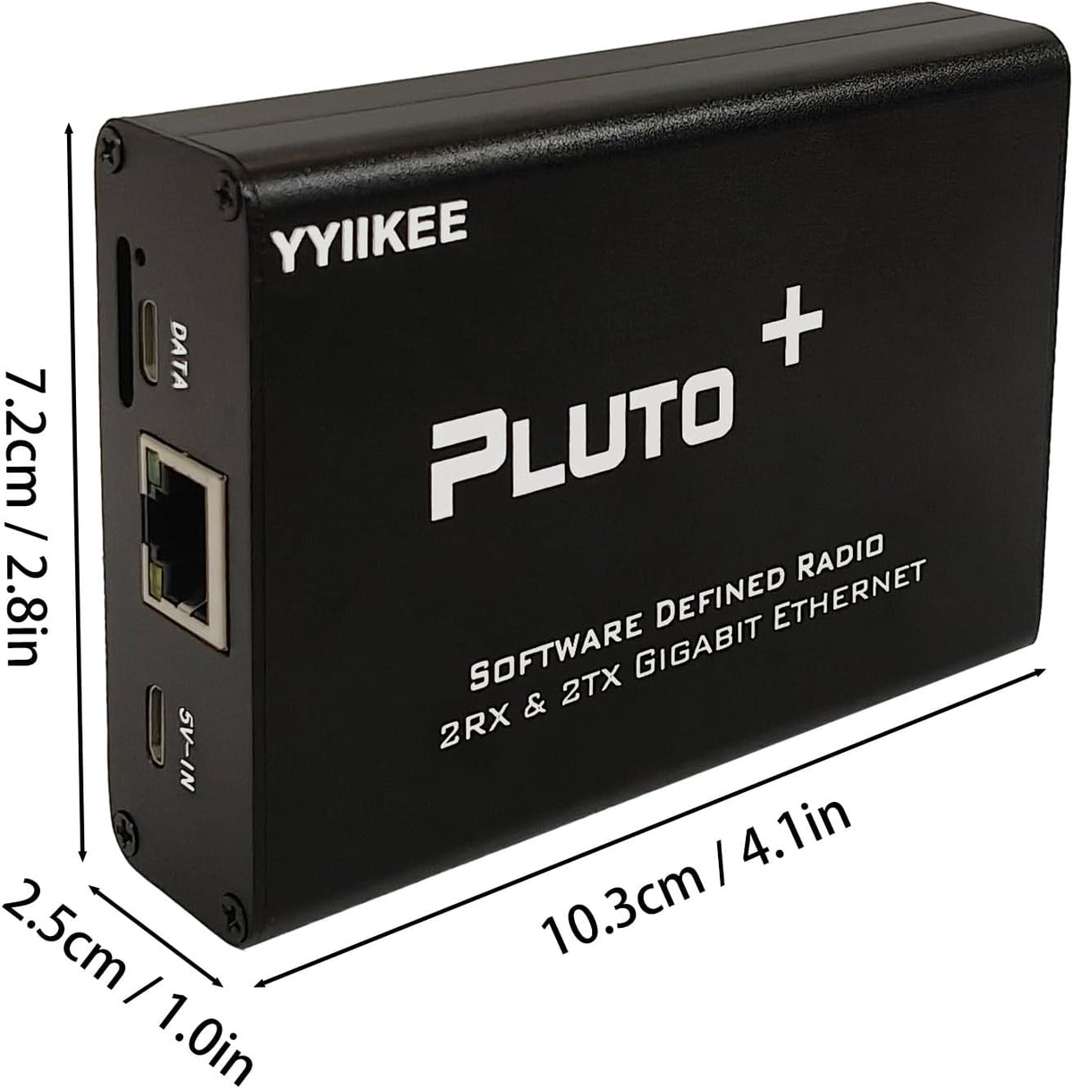 Pluto+ Software gedefinieerde draadloze transceiver, 70MHz-6GHz SDR met 2TX/2RX, AD9363 compatibel Zynq-7010 FPGA Gigabit Ethernet USB OTG Micro SD Boot Open Source RF Devel
