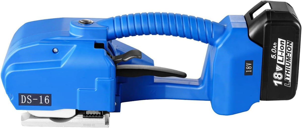 VEVOR Electric Strapping Machine for PP PET 1-1.5 cm, Portable Strapping Tool with Digital Display, Automatic, Battery Operated, for Pallet Packaging