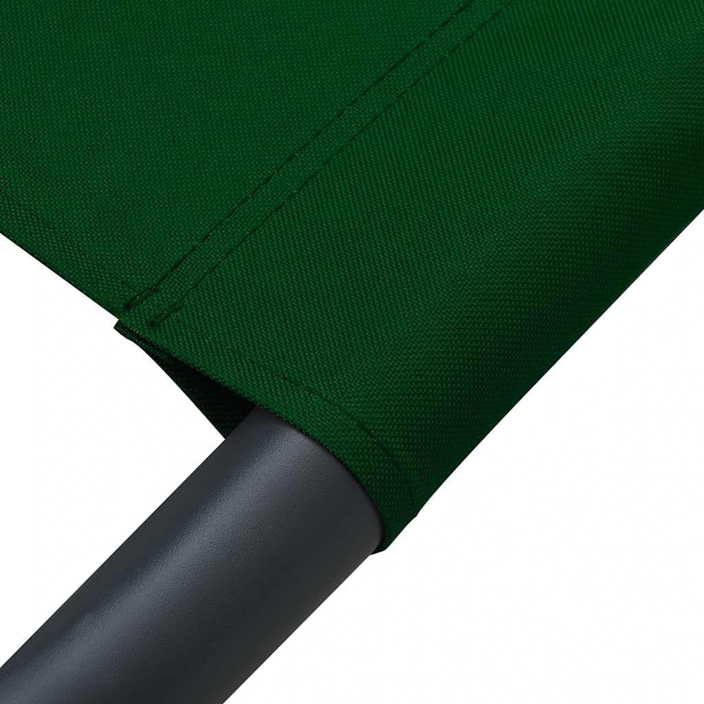 Zonnebad, ligbed voor buiten, met luifel en kussens, groen, relaxstoel, strandligstoel, relaxstoel voor tuin, terras, balkon, camping - QUORE