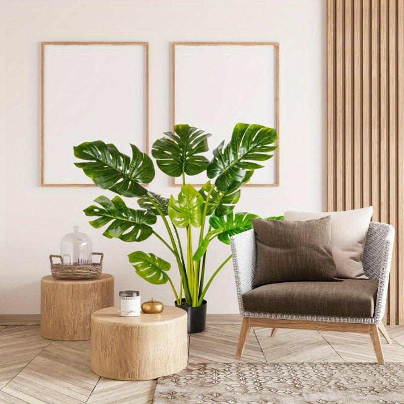 Kunstplant – Kunstbloem – Nepplant – Nepbloem – Groene Kunstplant – Voor Binnen en Buiten – Onderhoudsvriendelijk – 110 cm Hoog
