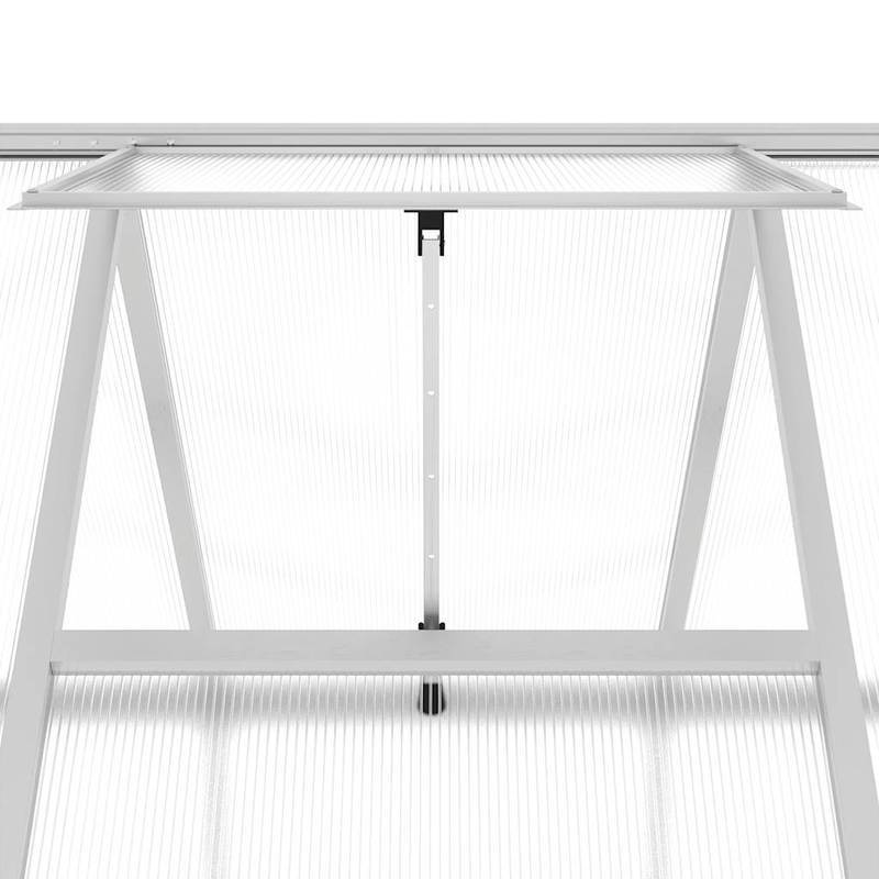 Kweekkas – Tuinkas – Broeikas – Kas – Kweekbak – Stevig Aluminium Frame – 445x169x195 cm – Duurzaam Kunststof – Eenvoudige Montage