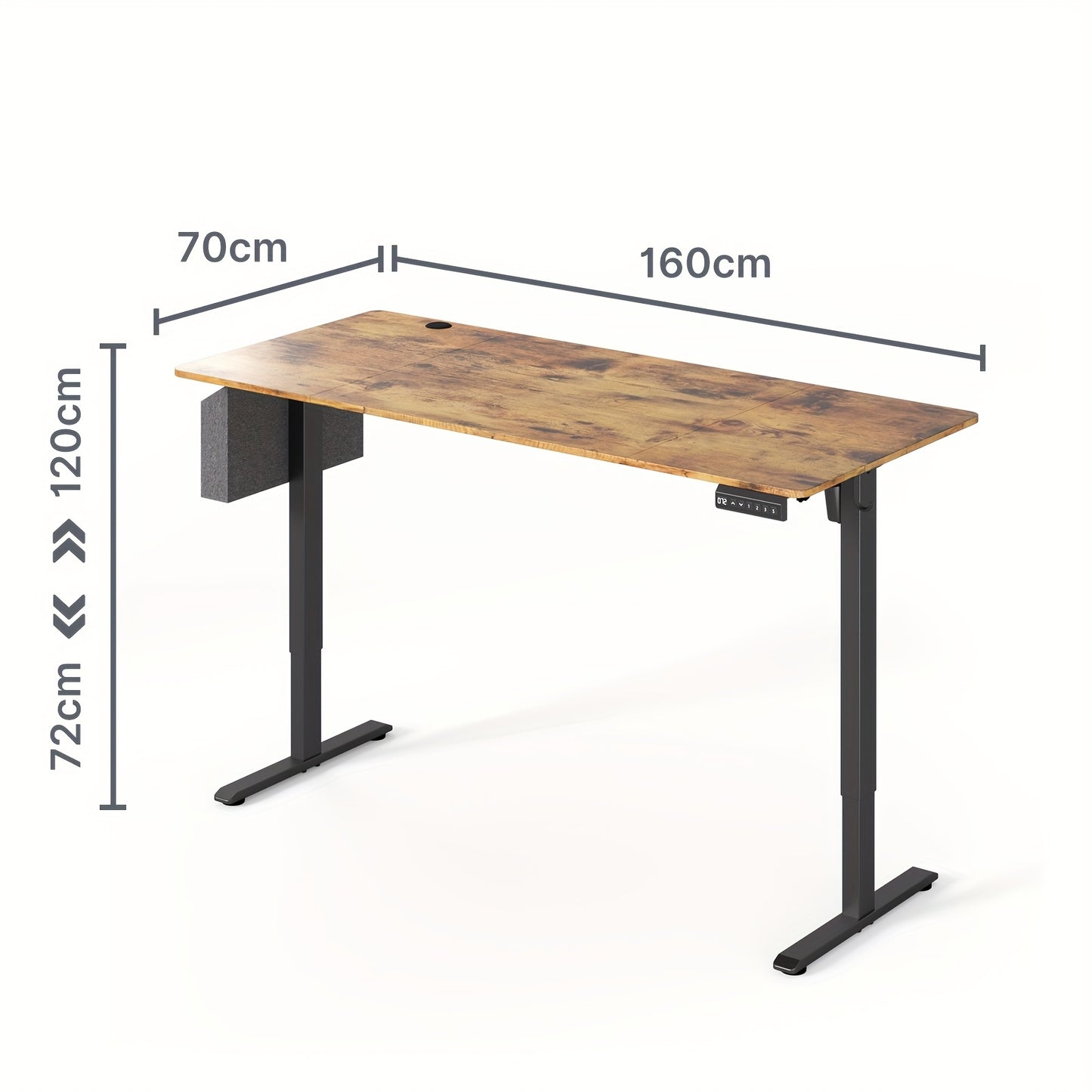 Adjustable Height E-Sports Table & Workbench - 4-Level Rolling Casters, Compact White Wood Table for Gaming, Office, Home - Portable Mobility, 3.2 Cu Ft Storage, EU Design, Portable E-Sports Table, Versatile Workstation, Clas