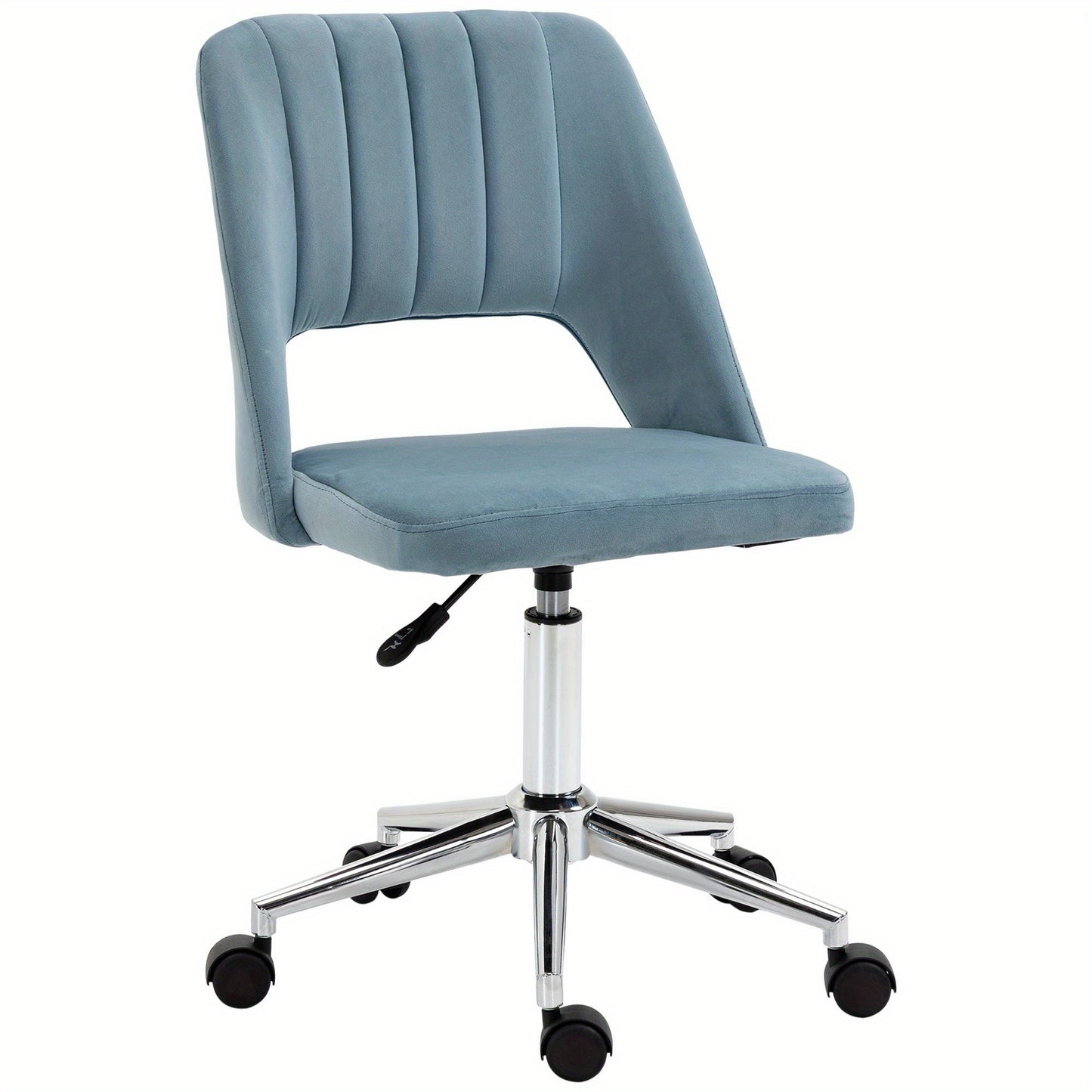 Bureaustoel – Ergonomische Stoel – Office Chair – Kantoorstoel – Draaistoel – Verstelbare Hoogte – 360° Draaibaar – Houten Frame – Zachte Bekleding