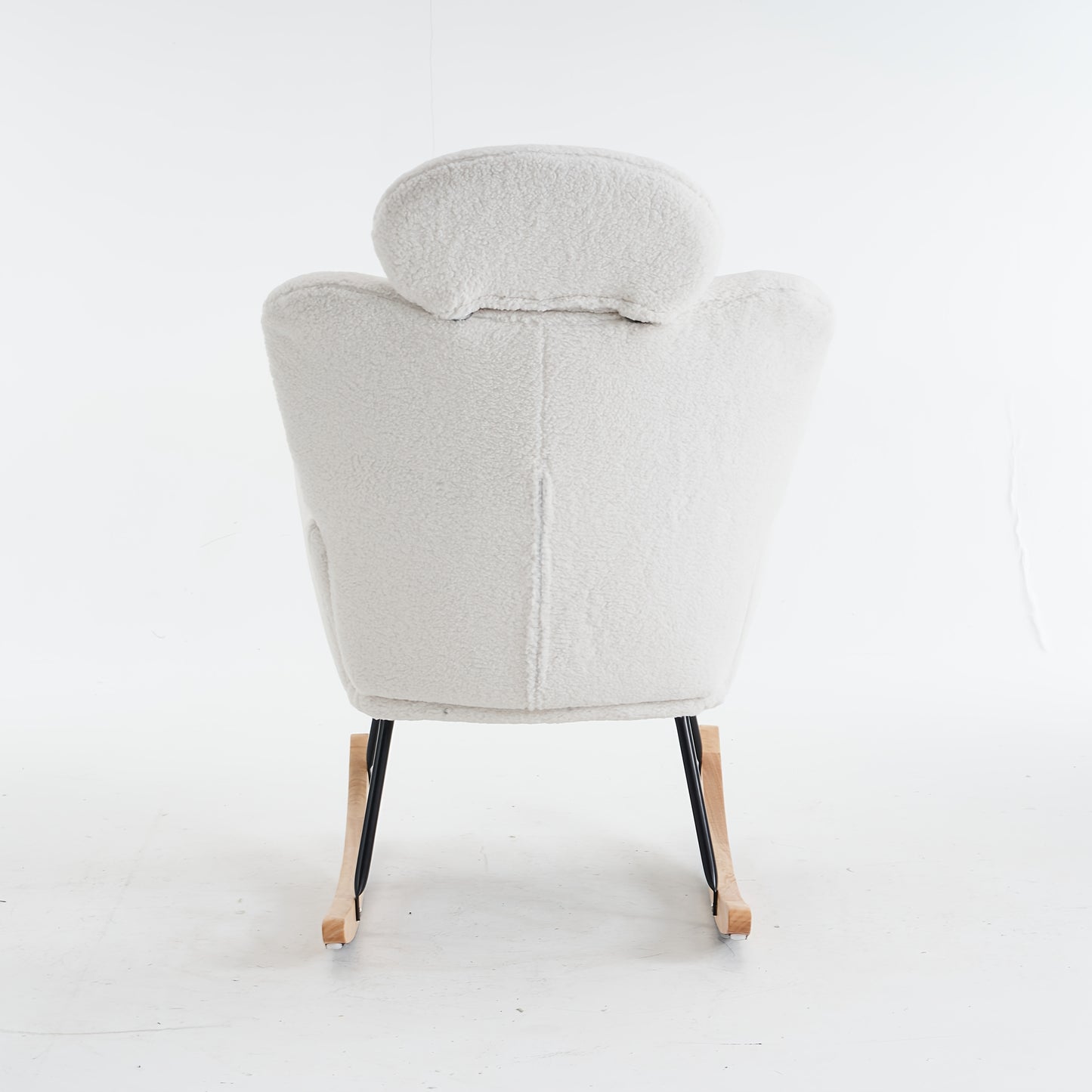 Lounge‑Stoel met Zacht Gecushioneerde Zitting – Luxe Vrijstaande Ontspanningsstoel in Wit, Voor Woonkamer of Slaapkamer