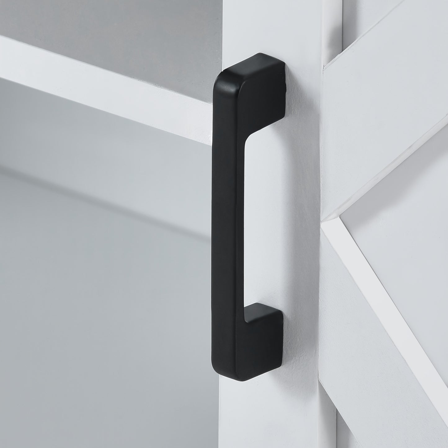 tv meubel – tv kast – tv meubelen – lowboard – dressoir – Wit – Met 2 schuifdeuren – Verstelbare planken