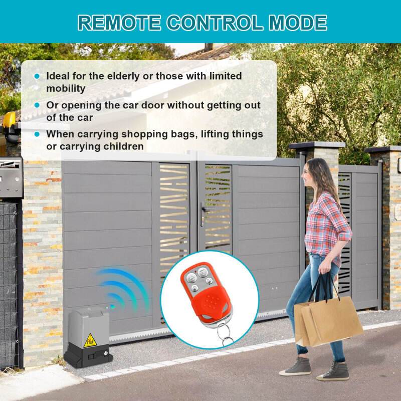 Schuifdeurautomaat – Schuifdeurmotor – Automatische Deuropener – Draadloze Deurbesturing – Garagepoort Motor – 370W Vermogen – Automatische Sluitfunctie Met App Bedienung