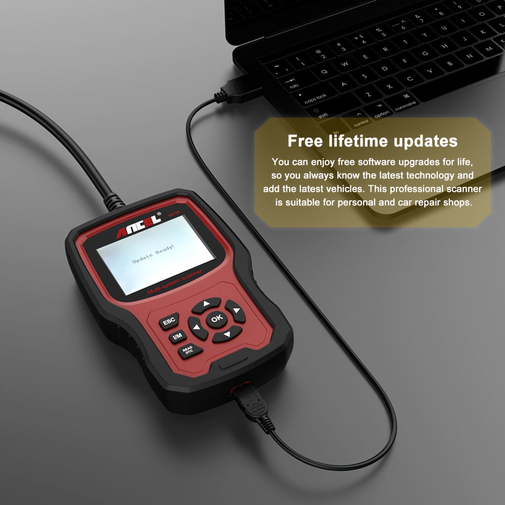 OBD2 Scanner – Auto Diagnosetool – Code Reader – Autoscanner – Foutcode Uitlezer – Bidirectionele Functie – 6,2 Inch Kleurenscherm – 7+ Resetfuncties