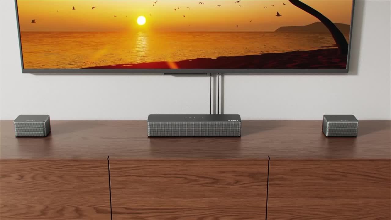Home Cinema Set – Surround Sound Systeem – Home Theater Geluidssysteem – Speakerset – Draadloze Subwoofer – 7.1 Kanaals Surround – 410W Pieken – App Met 121 EQ-Presets