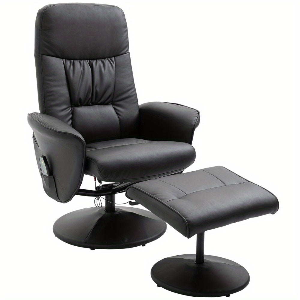 Fauteuil – Relaxstoel – Zitzak – Loungestoel – Leunstoel – Modern Zwart Imitatiesuède – Ergonomische Armleuningen – Hoge Rugleuning – Opbergbank – Onderhoudsvriendelijk