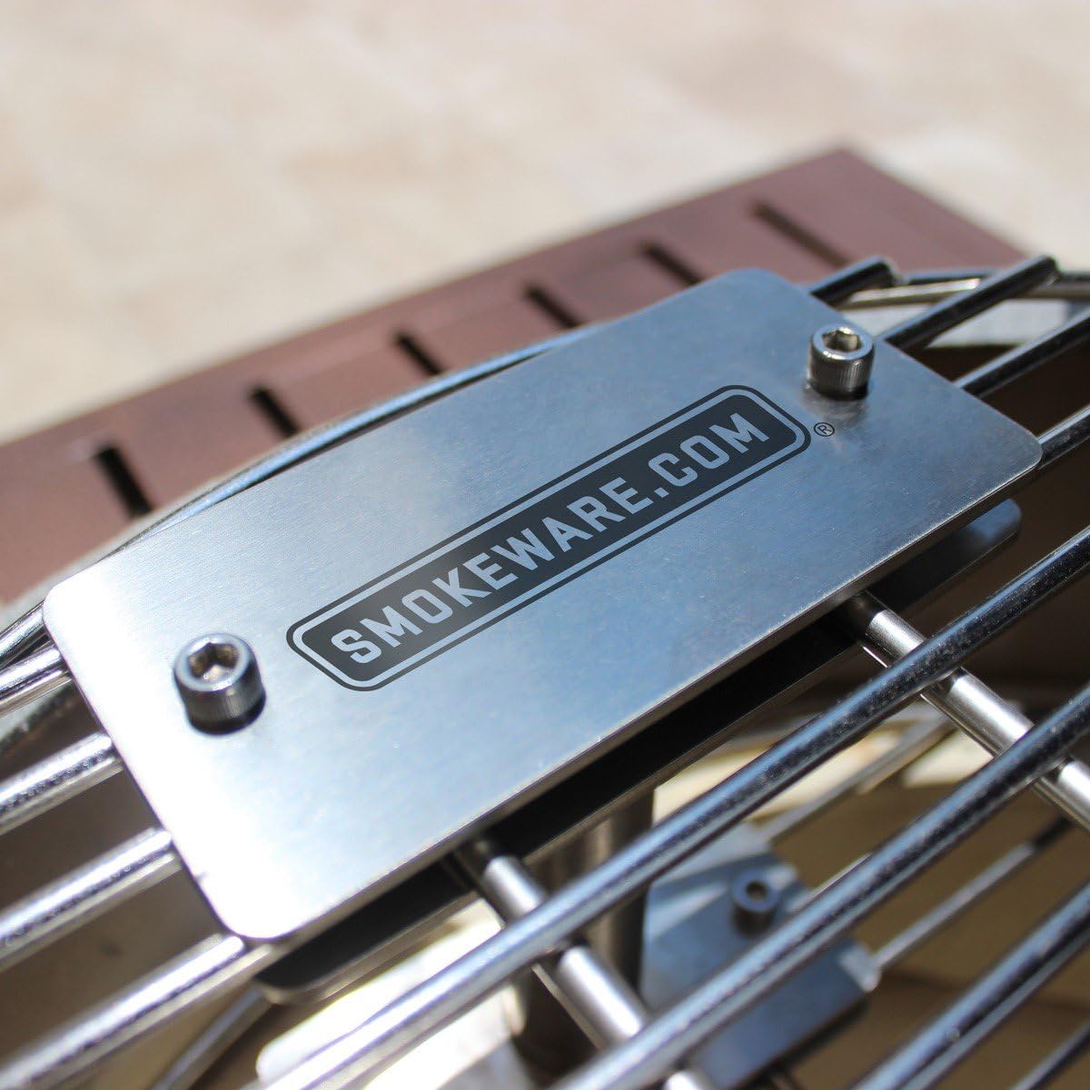 BBQ Plus Smokeware Grote Draaibare Grate Stacker Combo 40,6 cm rooster met 12,7 cm Stacker - Kamado Joe Classic/L Groen Ei (onderste rooster niet inbegrepen)