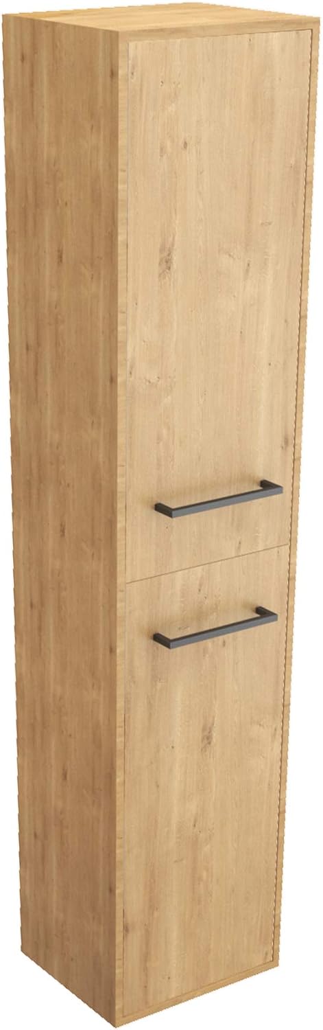 Aurlane PACM103 Structura P103 badkamerzuil, zwart/eiken bruin