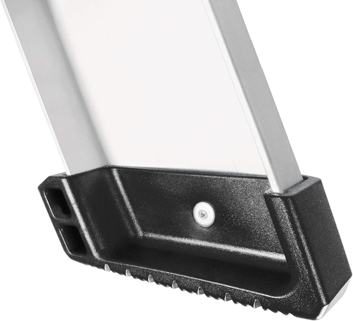 Hymer Trapladder 2 x 6 treden (aan beide zijden beloopbaar, spreidbeveiliging, grote lederen schoenen, standhoogte ca. 0,91 m) 602412