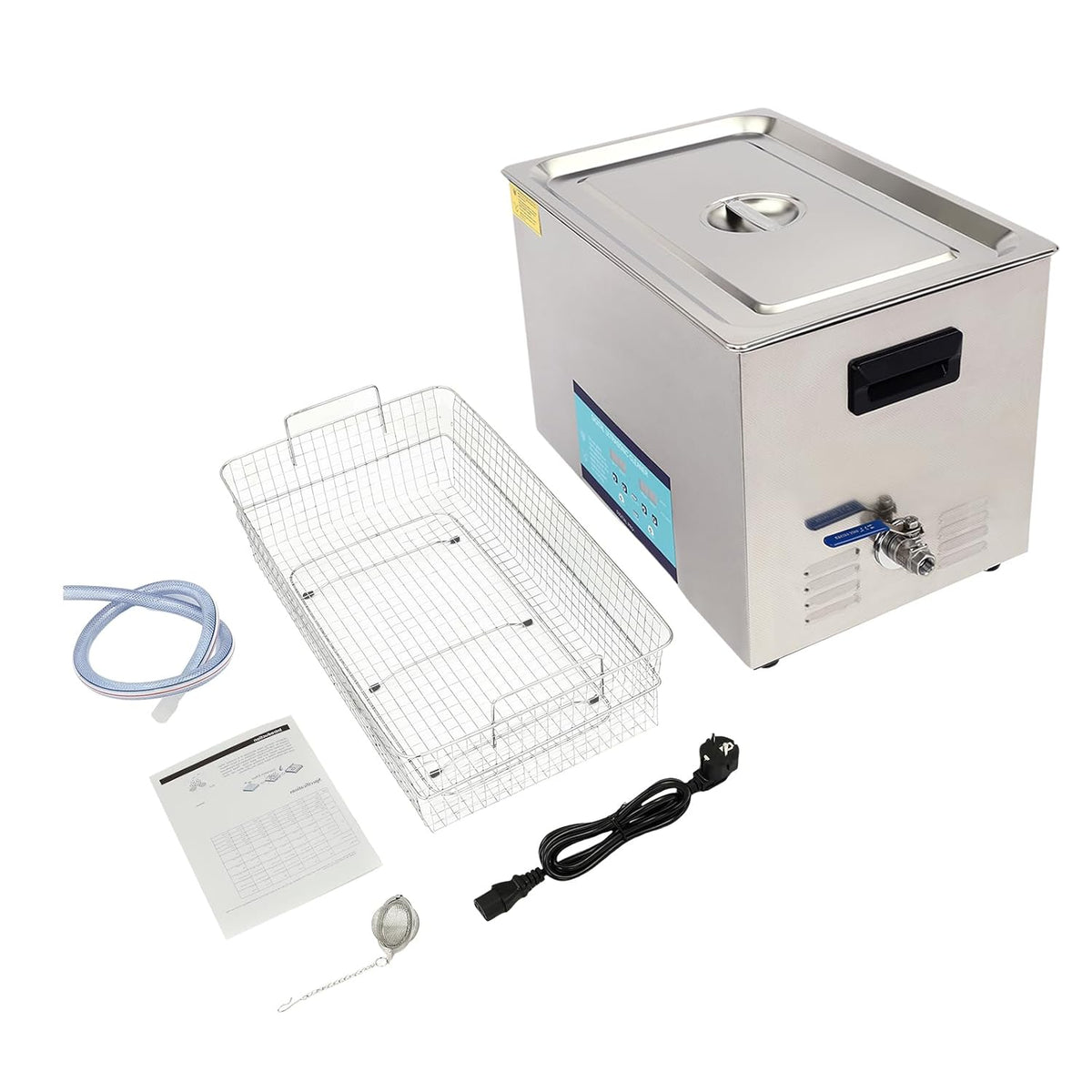Ultrasoon Reinigingsapparaat – Ultrasone Reiniger – Sieradenreiniger – Brillenreiniger – Gereedschapsreiniger – 30 Liter Capaciteit – Roestvrij Staal & 600W Vermogen
