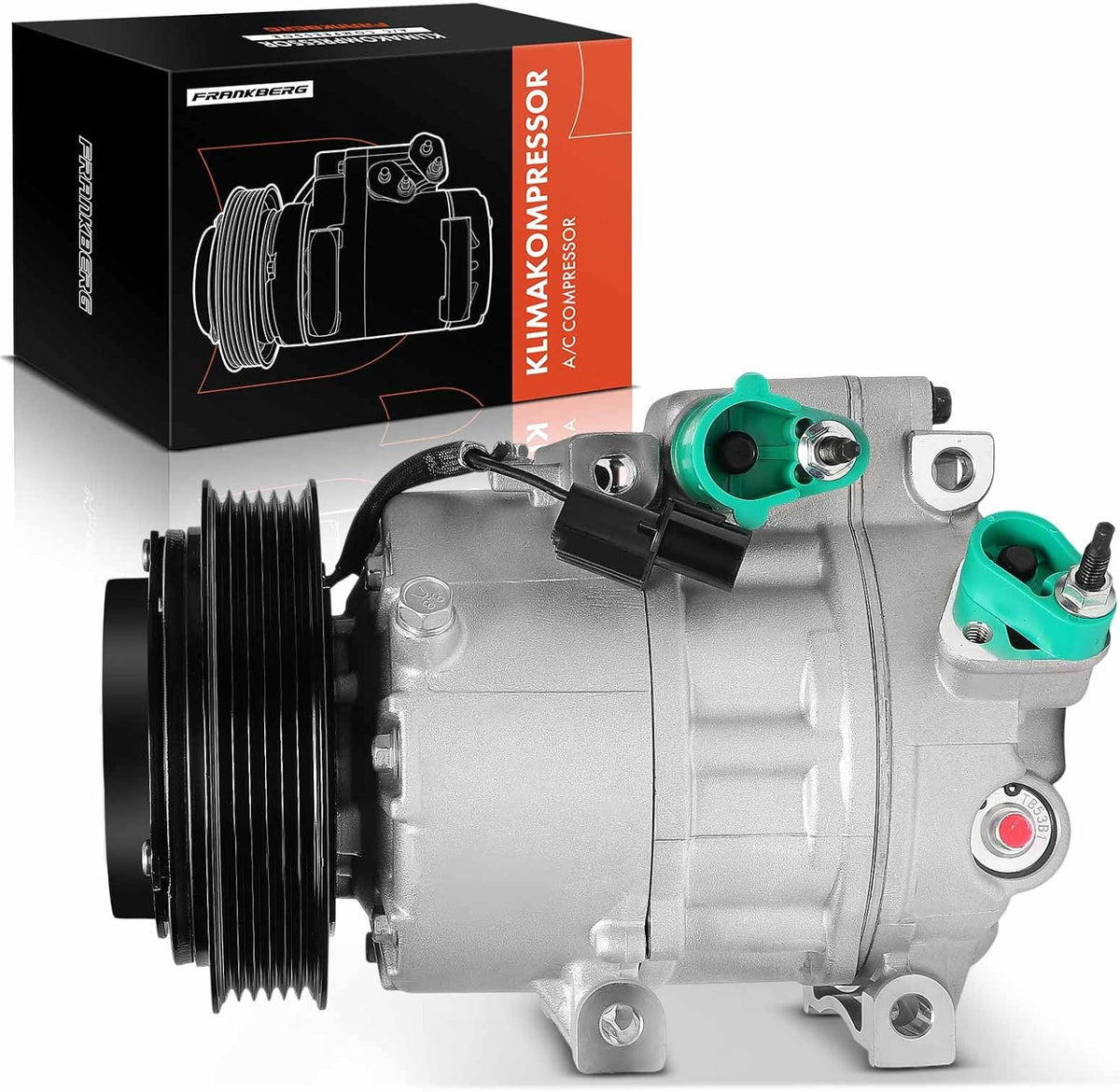 Airconditioning Compressor – Airco Pomp – Klimaatregelaar – Koelcompressor – Auto Compressor – 12V Spanning – 6PK V-Snaar