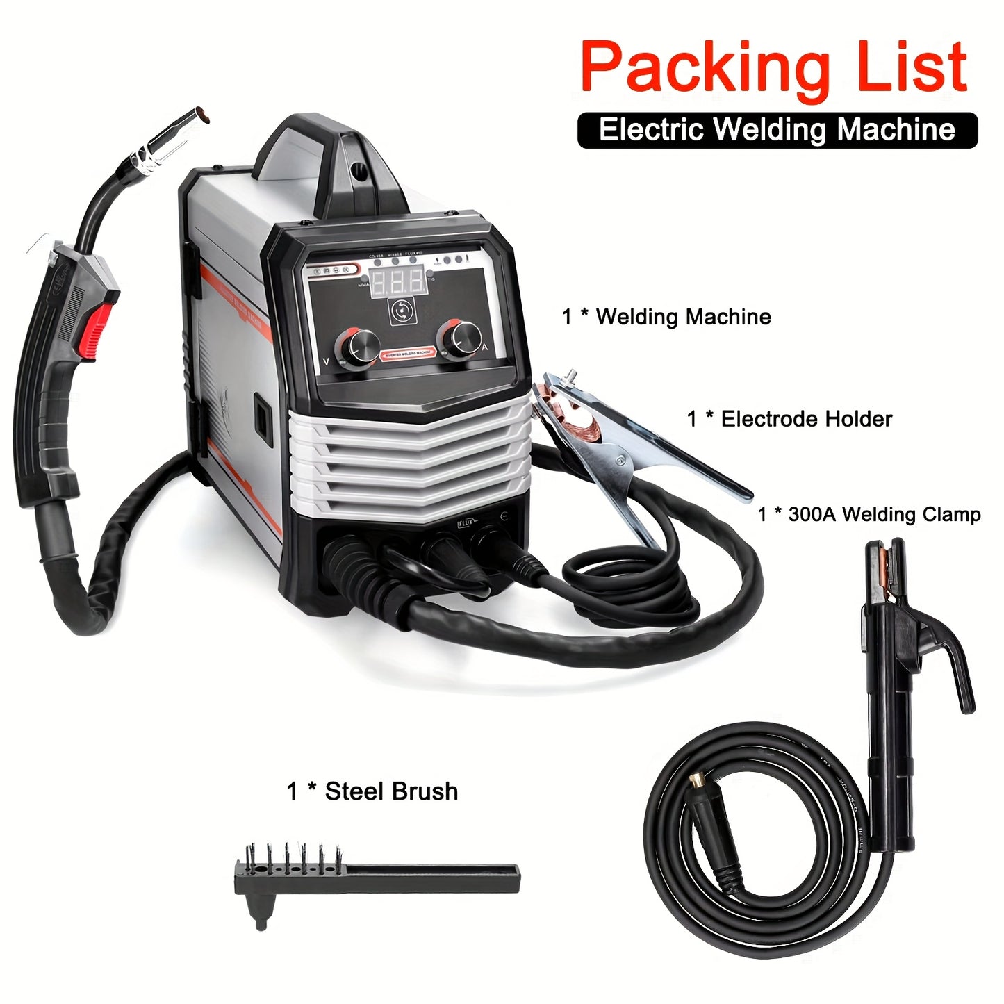 Lasapparaat – Mig Lasmachine – Mma Lasmachine – Mag Lasmachine – Tig Lasmachine – 4-in-1 Multifunctioneel – Compact en Lichtgewicht – IGBT Inverter Technologie