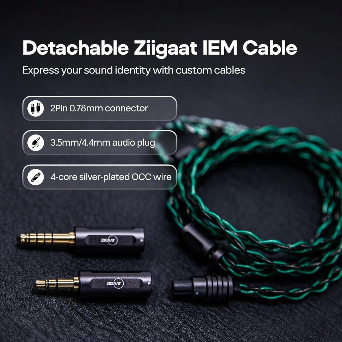 Hybride In-Ear Monitor – IEM – In-Ear Hoofdtelefoon – Bedrade Oordopjes – HiFi Oordopjes – Neutrale Klank Met Diepe Subbas – Afneembare 2-Pins Kabel