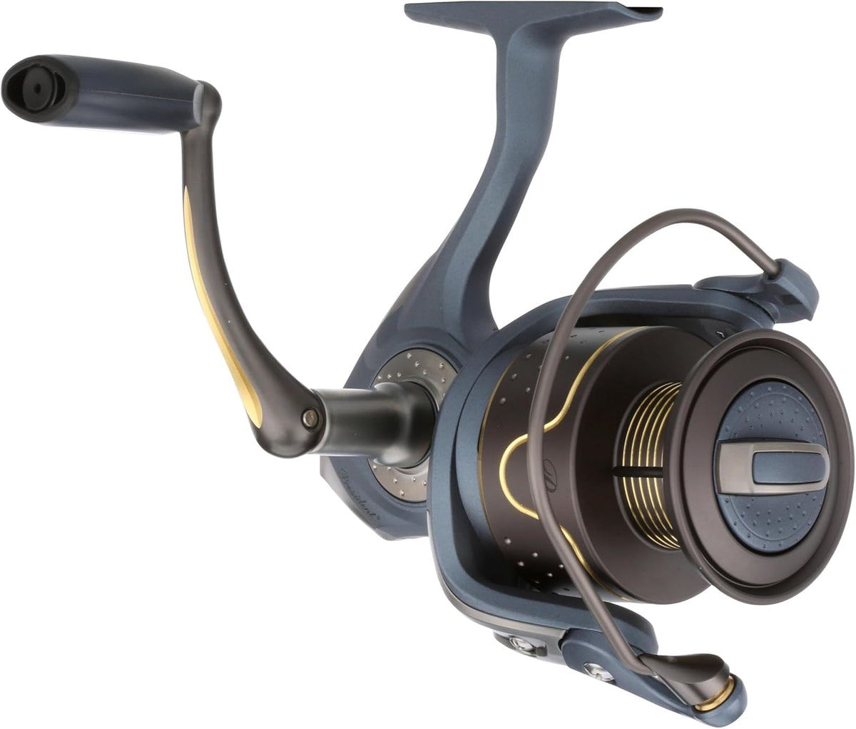 Pflueger President Spinning Visserij-reel, Maat 40, 10 Roestvrij Staal Kogellagersysteem, Verzegelde Olie Vilt Front Drag, Lichtgewicht Grafiet Constructie