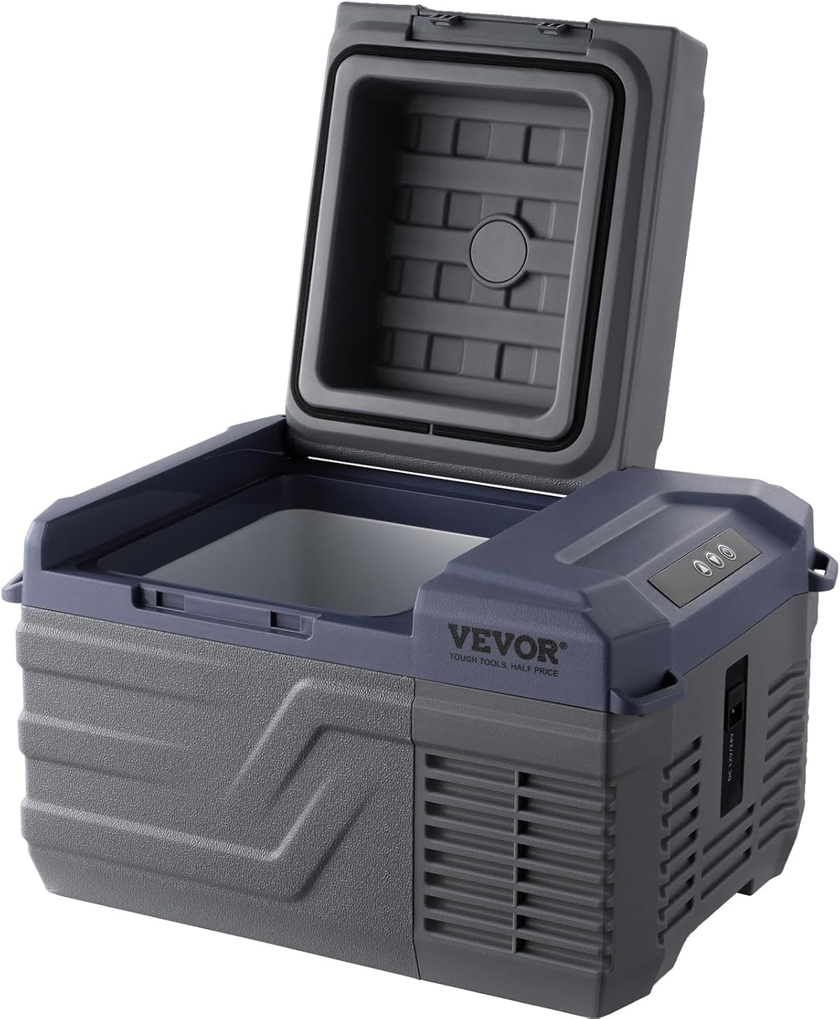 VEVOR Car Refrigerator, 12 Volt Car Refrigerator Refrigerator, 12.7QT Single Zone Portable Freezer, -4°F -46°F Adjustable Range, 12/24V DC and 100-240V AC Compressor Cooler for Outdoor, Camping, RV
