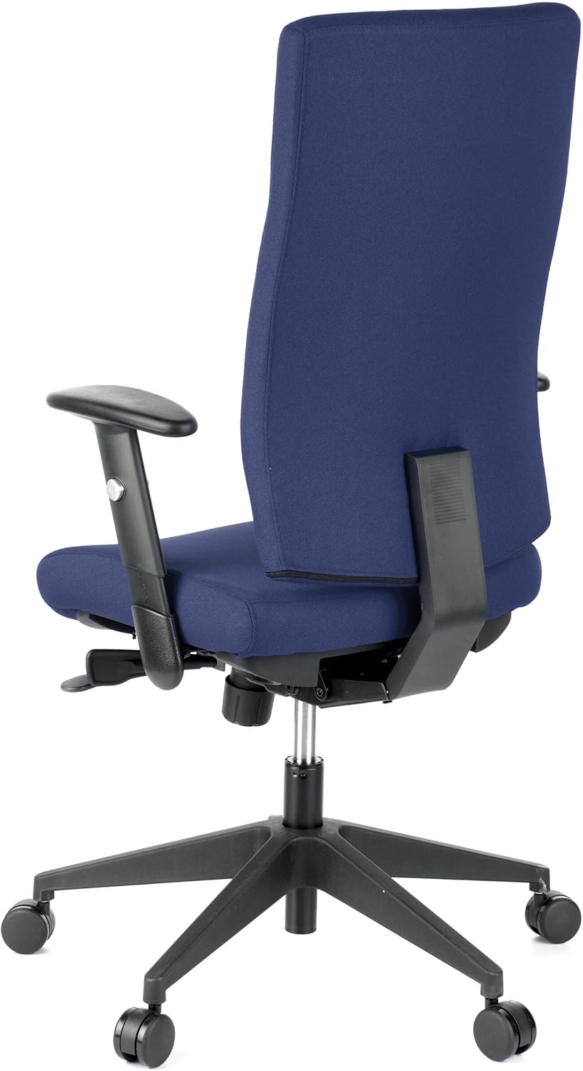 hjh OFFICE Professionele bureaustoel PRO-TEC 300 Stof Donkerblauw